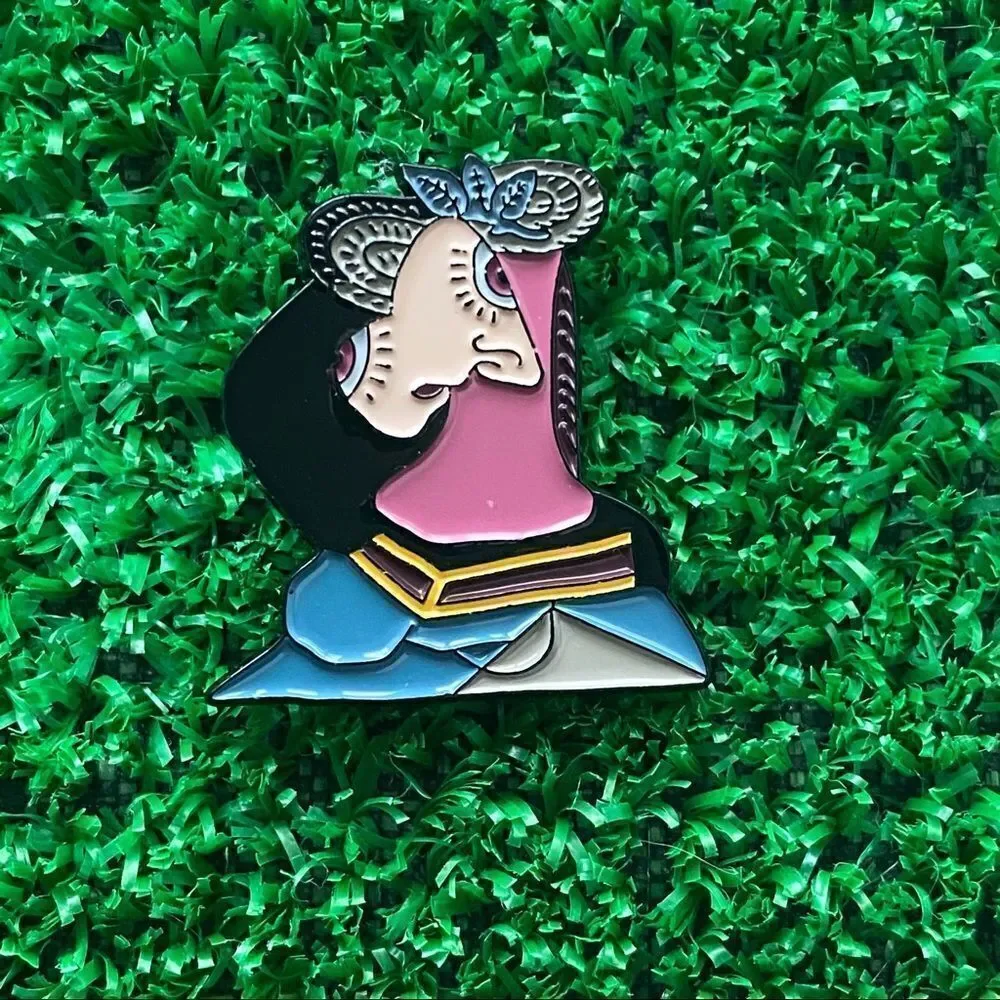 Abstract Picasso Enamel Pin/ Brooch Lapel